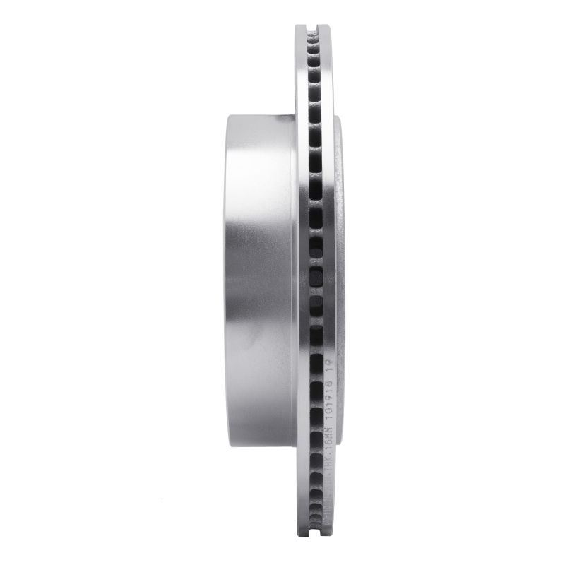 Land Rover LR2 Brake Rotor (1) - Rear Left - R1 Concepts - Drilled & Slotted - Silver - `08-`12